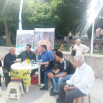 برپایی میز خدمت توسط واحد مبارزه با بیماریها در خصوص پزشکی خانواده و نظام ارجاع شهرستان فلاورجان