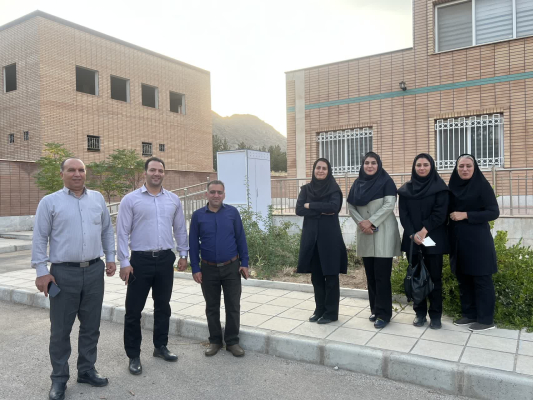 بازدید مشترک  گروه مدیریت خطر بلایا، توسعه شبکه و بهداشت محیط از شبکه بهداشت و درمان شهرستان نطنز 