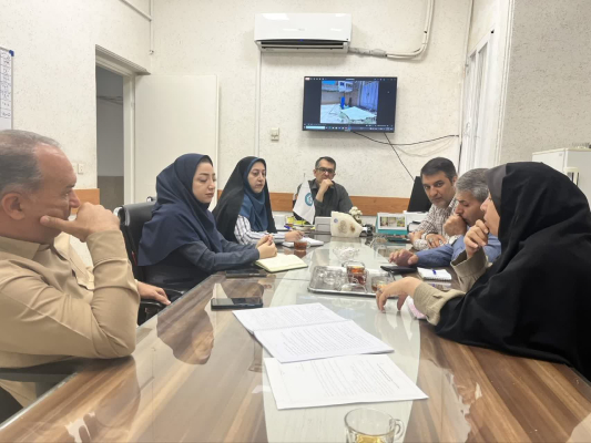 نشست تحلیلی پایش عملکرد شبکه بهداشت خمینی‌شهر