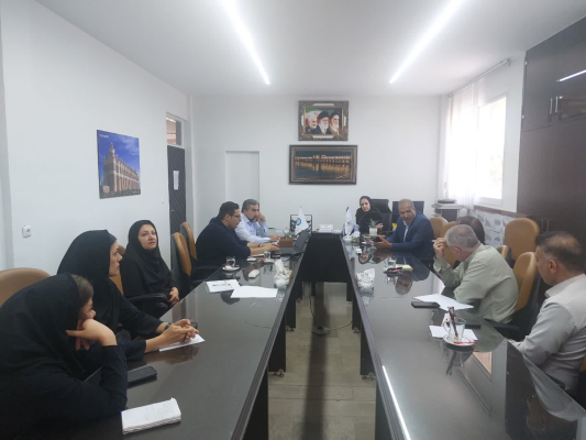 نشست مشترک شبکه بهداشت فلاورجان و سازمان بیمه سلامت