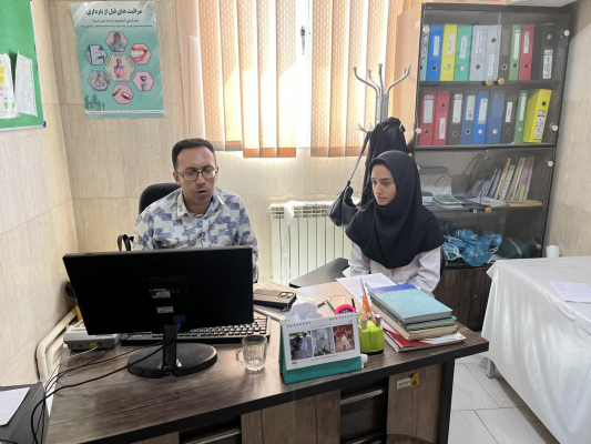 بازدید واحد غیرواگیر معاونت بهداشت از شبکه بهداشت کوهپایه 