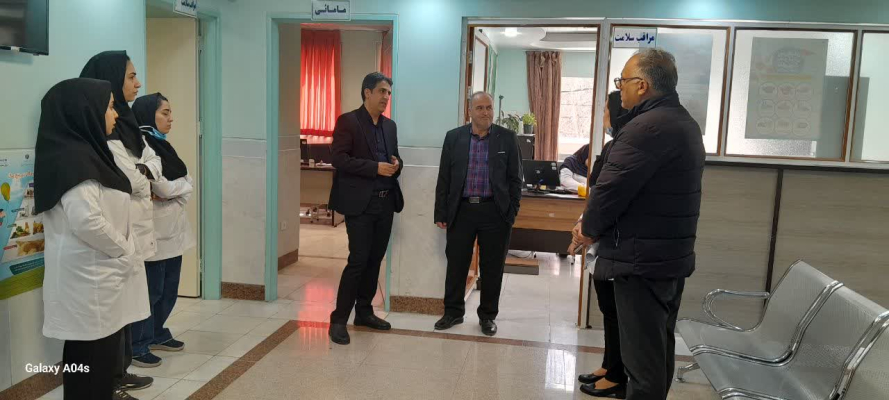 بازدید کارشناس  دفتر معاون بهداشت وزارت متبوع از شبکه بهداشت و درمان شهرستان خوانسار