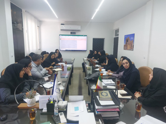 برگزاری جلسه کمیته آموزشی و توانمندسازی کارشناسان ستادی در برنامه پزشکی خانواده و نظان ارجاع شهرستان فلاورجان