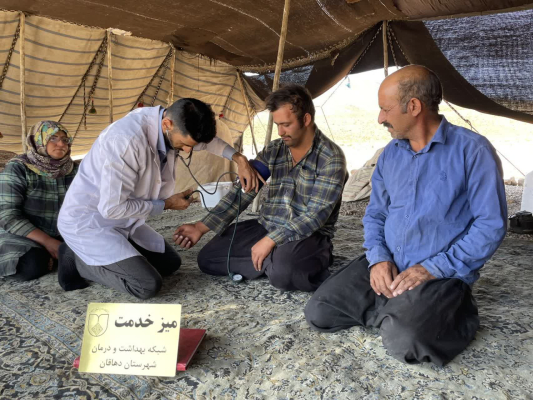 برگزاری ششمین نشست ارائه خدمات بهداشتی و درمانی به عشایر شهرستان دهاقان