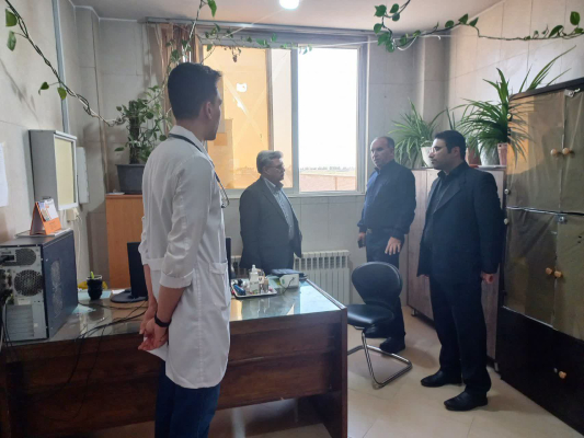 بازدید نظارتی مدیر گروه توسعه مرکز بهداشت استان اصفهان از شبکه بهداشت و درمان شهرستان کوهپایه