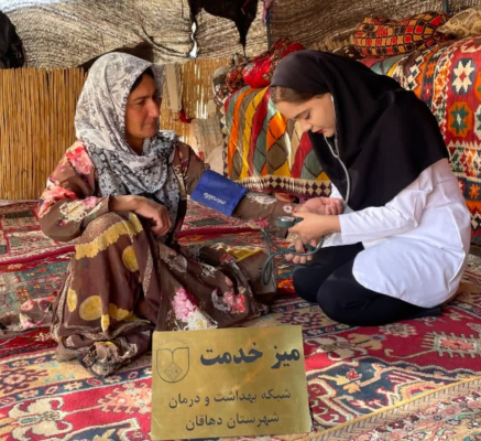 ارتقای سطح سلامت در مناطق دوردست؛ برگزاری هشتمین دوره خدمات سلامت عشایر در منطقه هرندی شهرستان دهاقان