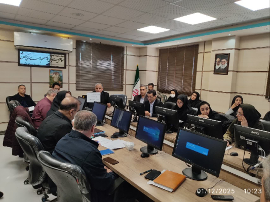 ⭕️ بازدید مدیریتی تیم نظارتی مرکز بهداشت استان از شبکه بهداشت و درمان شهرستان خور و بیابانک