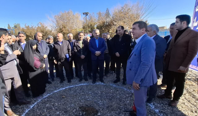 کلنگ‌زنی ساختمان جدید خیرساز پایگاه خدمات جامع سلامت باباشیخعلی