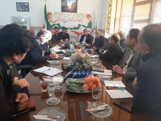 جلسه هماهنگی و برنامه ریزی سلامت ویژه اردوگاه حرفه‌آموزی و کار درمانی اسدآباد مبارکه