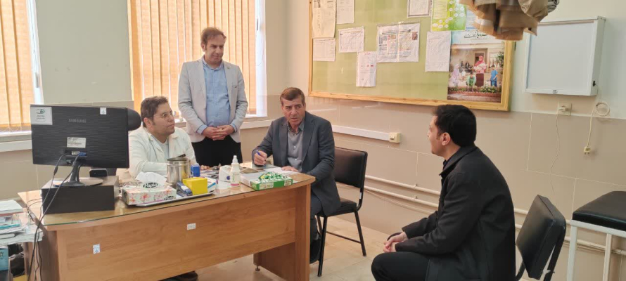  بازدید معاون اجرایی  مرکز بهداشت استان از مرکز خدمات جامع سلامت گلشن