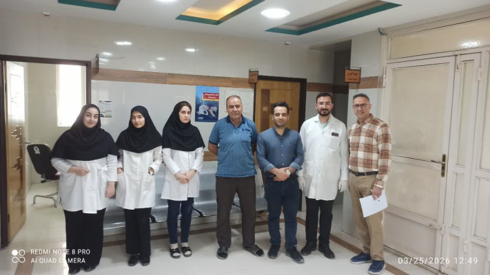 بازدید کارشناس امور آزمایشگاه معاونت بهداشت از شهرستان بوئین میاندشت و فریدونشهر