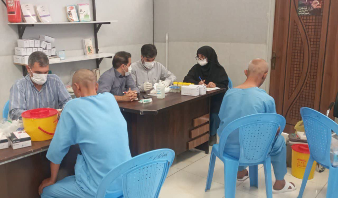 بازدید و بررسی غرابلگری مددجویان معتادین متجاهر 