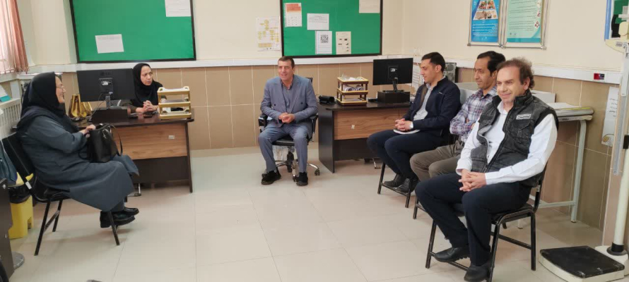  بازدید معاونت اجرایی مرکز بهداشت استان از شبکه بهداشت و درمان شهرستان دهاقان