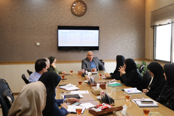 برگزاری جلسه بررسی خدمات وزن دهی جهت براورد درصد عملکرد مراقبین سلامت و بهورزان 
