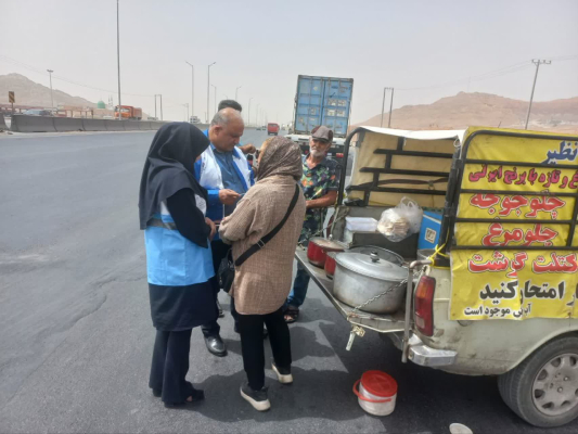 بازدید معاون فنی استان از روند اجرای طرح تشدید نظارت در شهرستان شاهین شهر و میمه