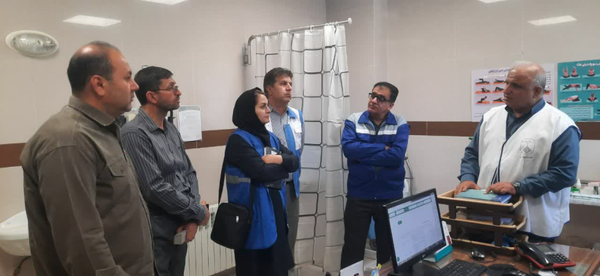 بازدید معاون فنی مرکز بهداشت استان اصفهان از روند ارائه خدمات بهداشتی و درمانی در شهرستان گلپایگان