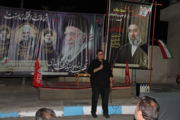 حضور مدیر شبکه بهداشت فلاورجان در جمع مردم شهر طاد