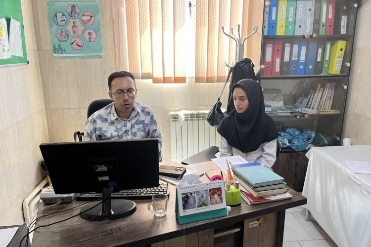 بازدید واحد غیرواگیر معاونت بهداشت از شبکه بهداشت کوهپایه 