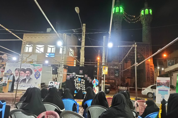 استقرار میز خدمت سلامت در تجمعات شامگاهی شهر قهدریجان