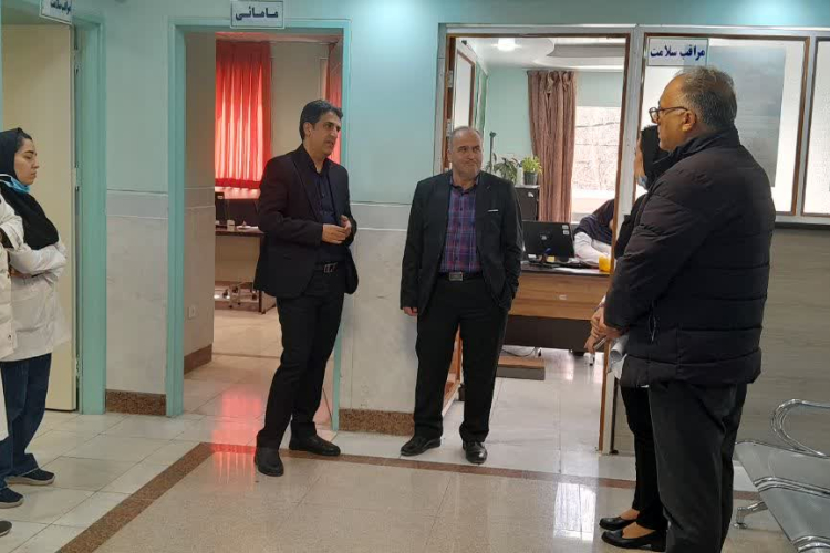 بازدید کارشناس  دفتر معاون بهداشت وزارت متبوع از شبکه بهداشت و درمان شهرستان خوانسار