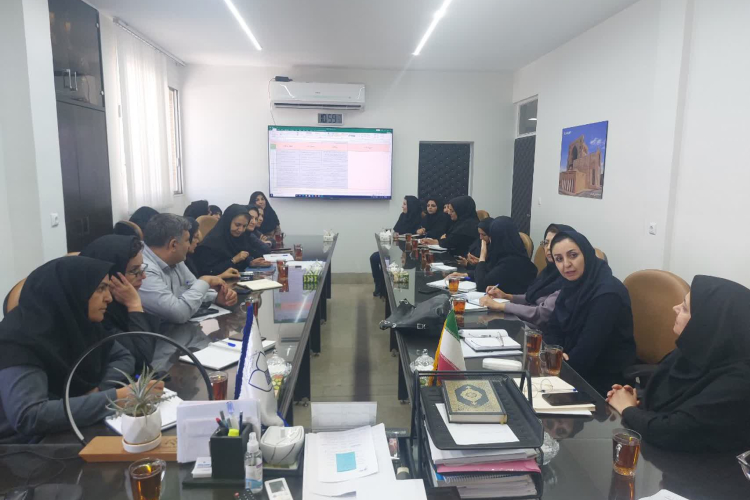 برگزاری جلسه کمیته آموزشی و توانمندسازی کارشناسان ستادی در برنامه پزشکی خانواده و نظان ارجاع شهرستان فلاورجان