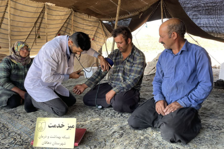 برگزاری ششمین نشست ارائه خدمات بهداشتی و درمانی به عشایر شهرستان دهاقان