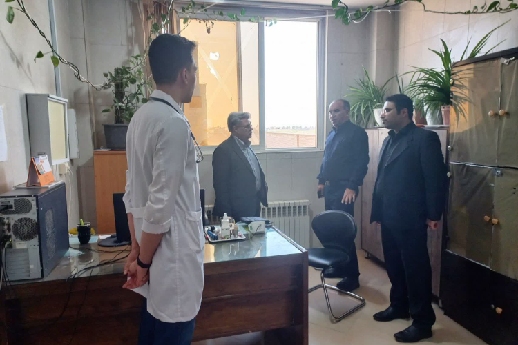 بازدید نظارتی مدیر گروه توسعه مرکز بهداشت استان اصفهان از شبکه بهداشت و درمان شهرستان کوهپایه