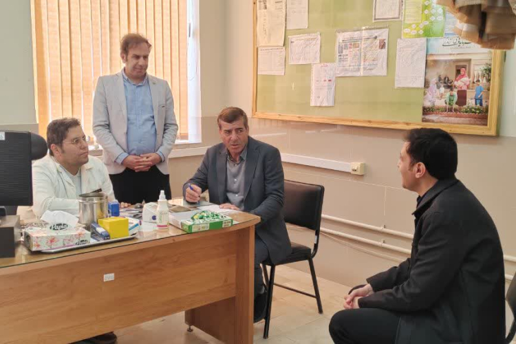  بازدید معاون اجرایی  مرکز بهداشت استان از مرکز خدمات جامع سلامت گلشن