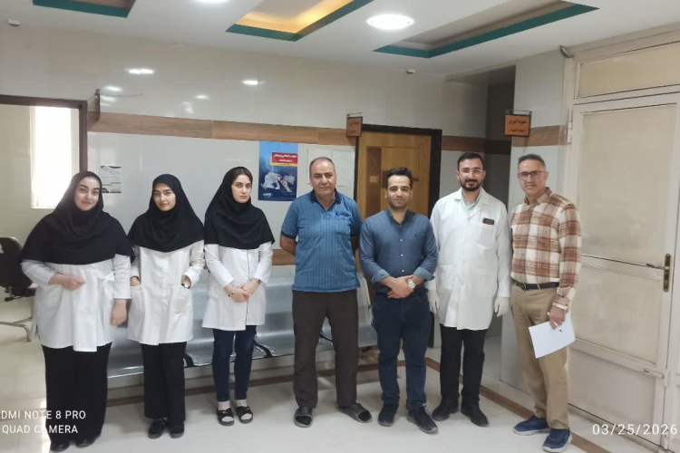 بازدید کارشناس امور آزمایشگاه معاونت بهداشت از شهرستان بوئین میاندشت و فریدونشهر