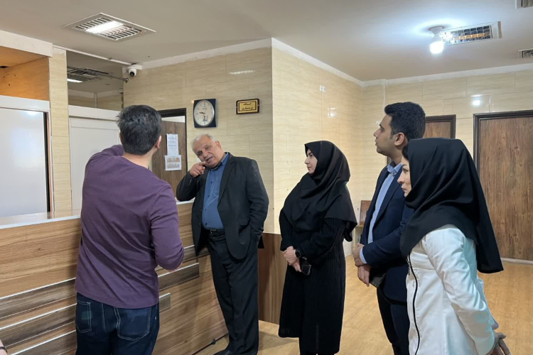 بازدید معاون فنی مرکز بهداشت استان از شبکه بهداشت و درمان شهرستان شاهین شهر و میمه