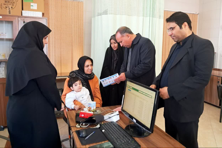بازدید مدیر گروه توسعه شبکه مرکز بهداشت استان از مراکز بهداشتی و درمانی شهرستان کوهپایه