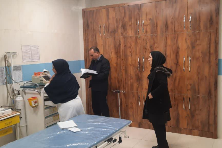 بازدید مدیر گروه توسعه شبکه مرکز بهداشت استان از روند ارائه خدمات بهداشتی درمانی در شبکه بهداشت و درمان شهرستان برخوار