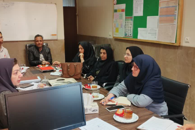 بازدید کارشناسان مرکز بهداشت استان از شبکه بهداشت و درمان شهرستان دهاقان