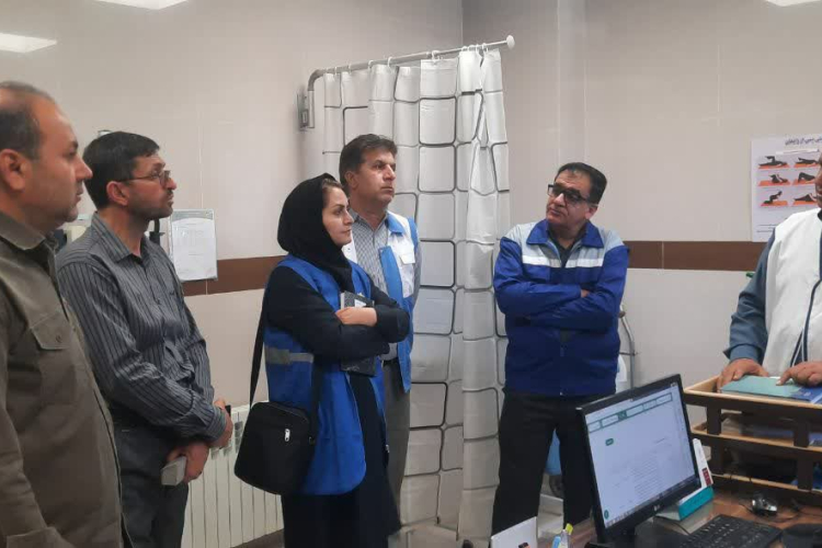 بازدید معاون فنی مرکز بهداشت استان اصفهان از روند ارائه خدمات بهداشتی و درمانی در شهرستان گلپایگان