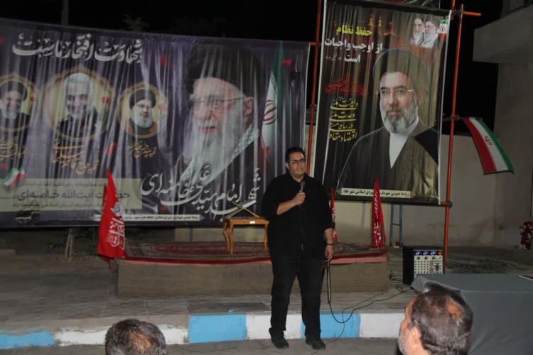 حضور مدیر شبکه بهداشت فلاورجان در جمع مردم شهر طاد