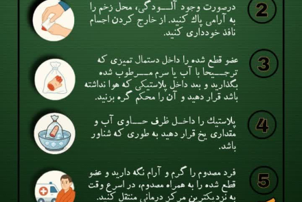 بخش سوم: اقدامات لازم در مواجهه با قطع عضو