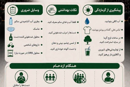 نکات ایمن در تجمعات