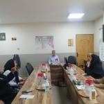 برگزاری جلسه تخصصی نظام ارجاع در اتاق ریاست بیمارستان امام خمینی (ره) فلاورجان