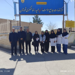بازدید جمعی از مسئولین و کارشناسان مرکز بهداشت استان از شبکه بهداشت و درمان شهرستان ورزنه