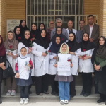 حضور مسئولان آموزش‌وپرورش ناحیه۵ در مرکز بهداشت چهارده معصوم ملک‌شهر به مناسبت هفته سلامت
