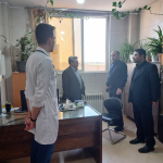 بازدید نظارتی مدیر گروه توسعه مرکز بهداشت استان اصفهان از شبکه بهداشت و درمان شهرستان کوهپایه