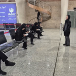 برگزاری آزمون از مراقبین سلامت مرکز مراقبت مرزی فرودگاه شهید بهشتی