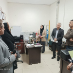  بازدید کارشناس مدیریت خطر بلایا حوادث و پدافند غیر عامل و کارشناس بهداشت محیط مرکز بهداشت استان از شبکه  بهداشت و درمان شهرستان خمینی شهر