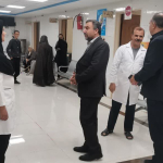  بازدید معاون بهداشت دانشگاه و رئیس مرکز بهداشت استان از شبکه بهداشت و درمان شهرستان تیران و کرون