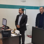  بازدید معاون بهداشت دانشگاه و رئیس مرکز بهداشت استان از شبکه بهداشت‌ و‌ درمان شهرستان نجف آباد و واحدهای ارائه دهنده خدمت