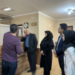 بازدید معاون فنی مرکز بهداشت استان از شبکه بهداشت و درمان شهرستان شاهین شهر و میمه