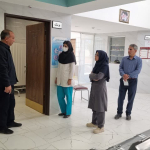 بازدید مدیر گروه توسعه شبکه مرکز بهداشت استان از مراکز بهداشت شهرستان نائین
