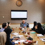 برگزاری جلسه بررسی خدمات وزن دهی جهت براورد درصد عملکرد مراقبین سلامت و بهورزان 