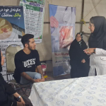 برپایی غرفه شبکه بهداشت جرقویه