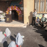 آیین بازگشایی مدارس شهرستان دهاقان با حضور مسئولان شبکه بهداشت
